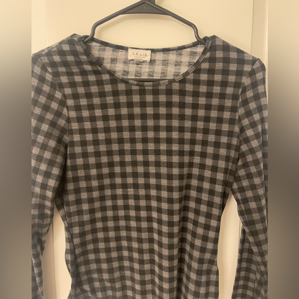 Le Lis Check Bodysuit